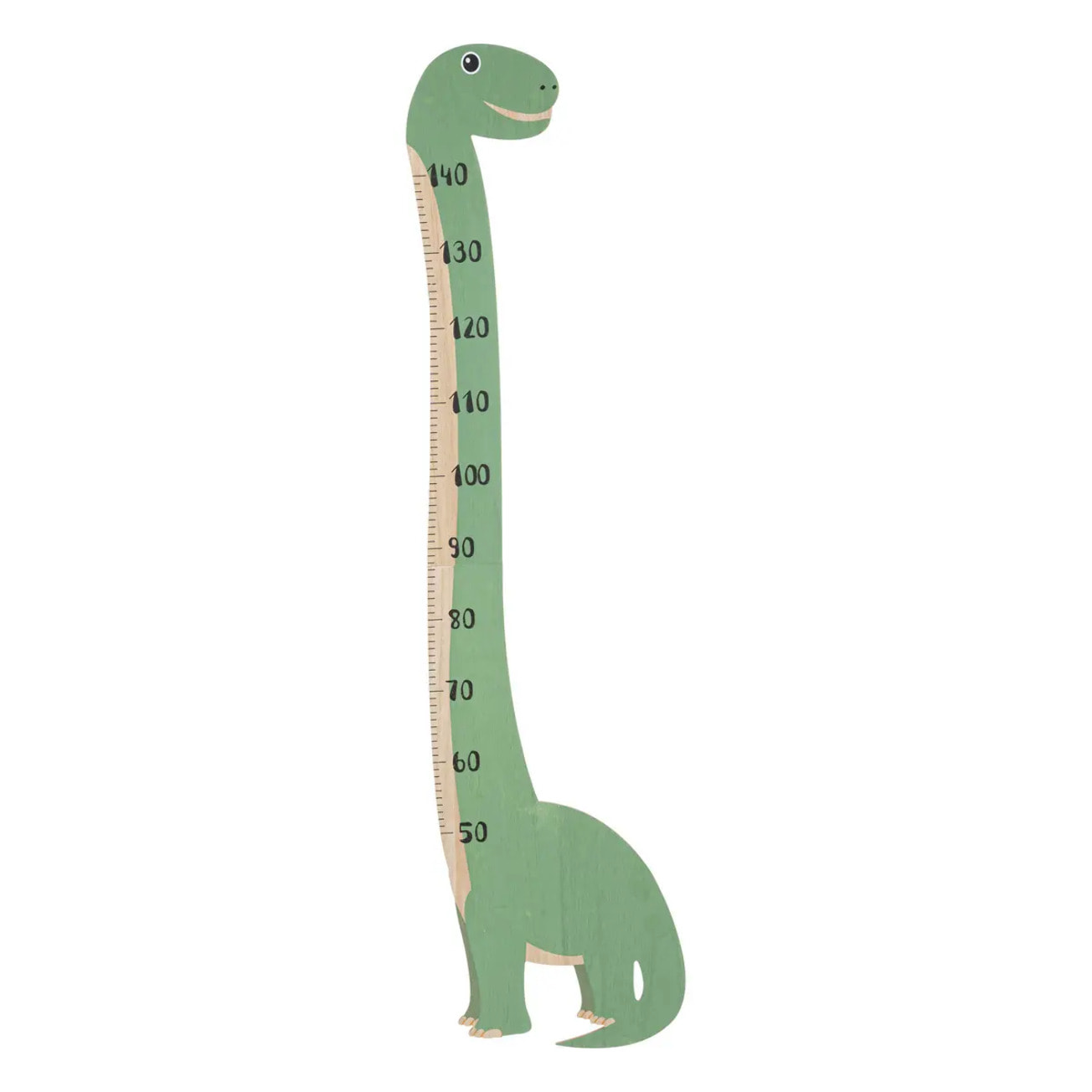 Toise "Dinosaure" en bois H140cm vert