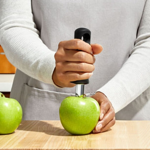 Vide pomme OXO inox noir