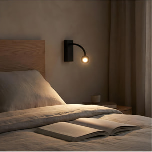 LEDS C4 Luz de lectura Link Surface LED 4 Blanco cálido - 2700K TOUCH DIMMING Negro 121lm