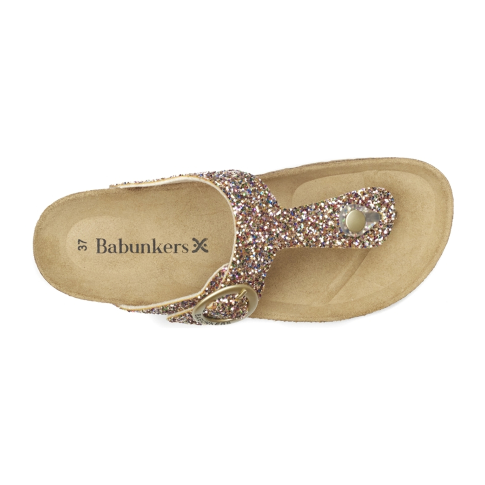 SANDALIA GRANADA BABUNKERS DORADO
