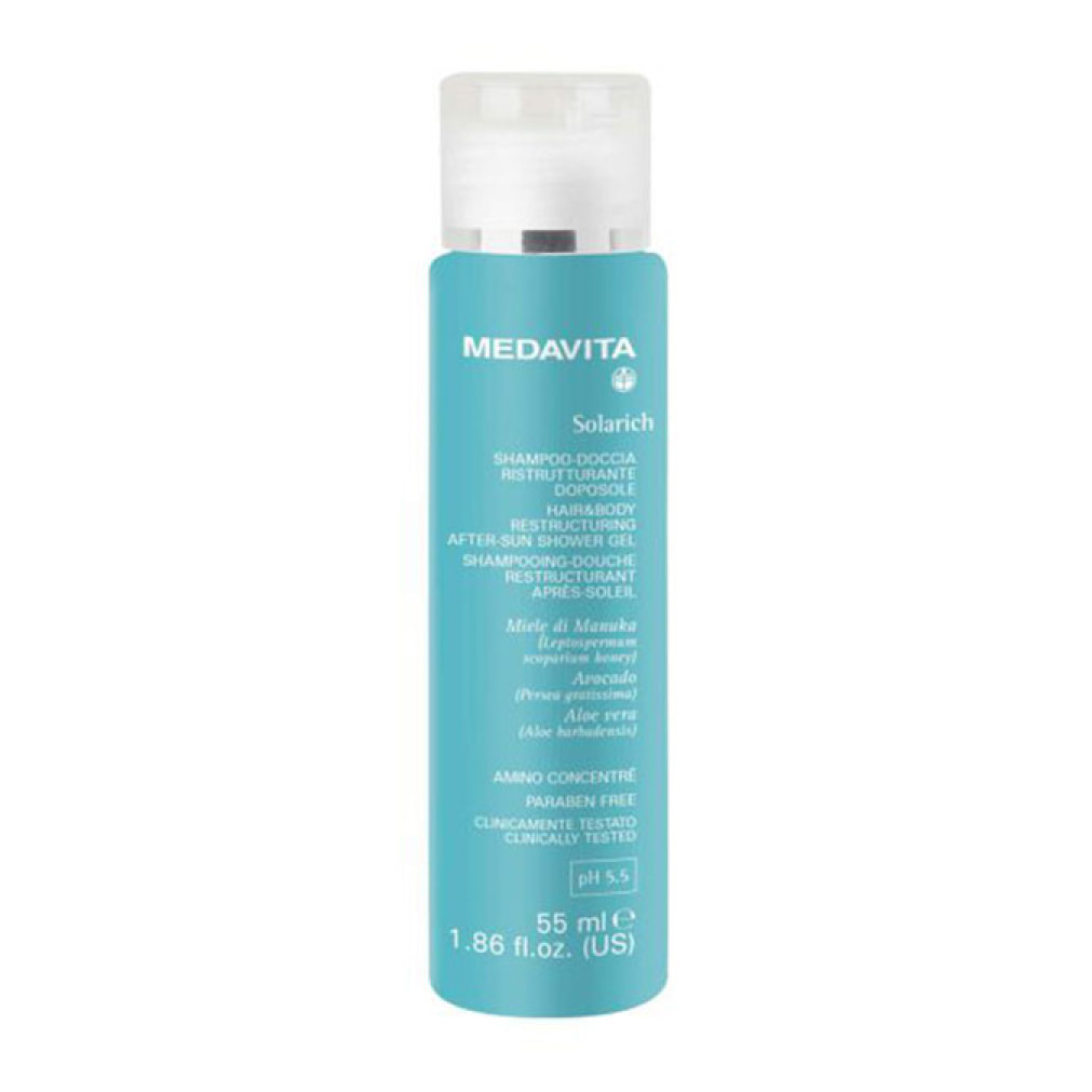 MEDAVITA Solarich Shampoo-Doccia Ristrutturante Doposole 55ml