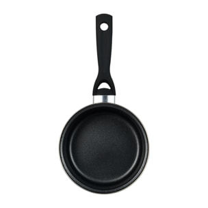 Cazo ø16 cm acero al carbono en color negro, antiadherente y resistente expert barcelona san ignacio