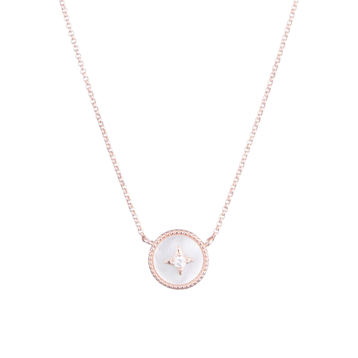 Collana U.S. Polo Assn. In metallo placcato oro rosa