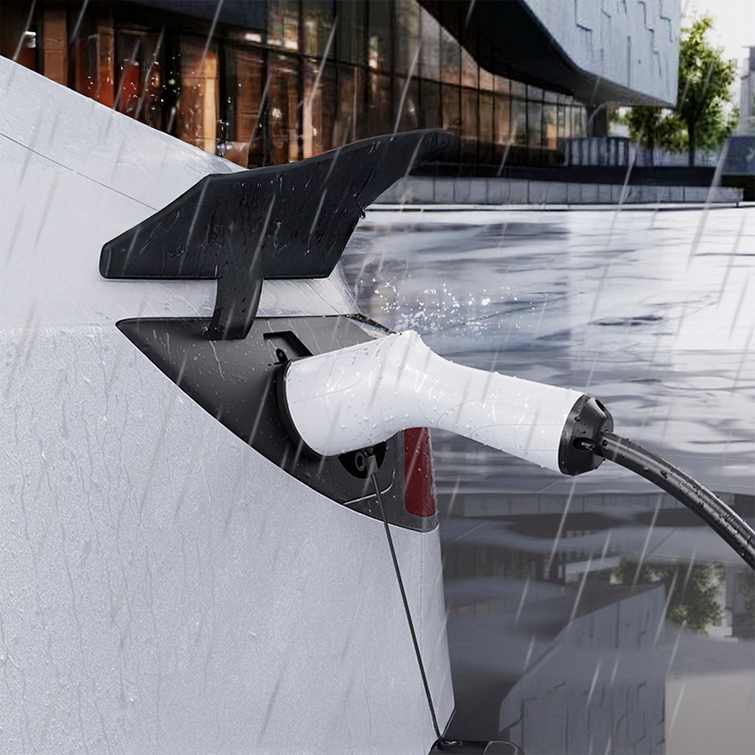 Stazione di carica ZD02. Per auto elettriche CA per la casa. Tipo 2, EV e PHEV, con 32A e 7KW.