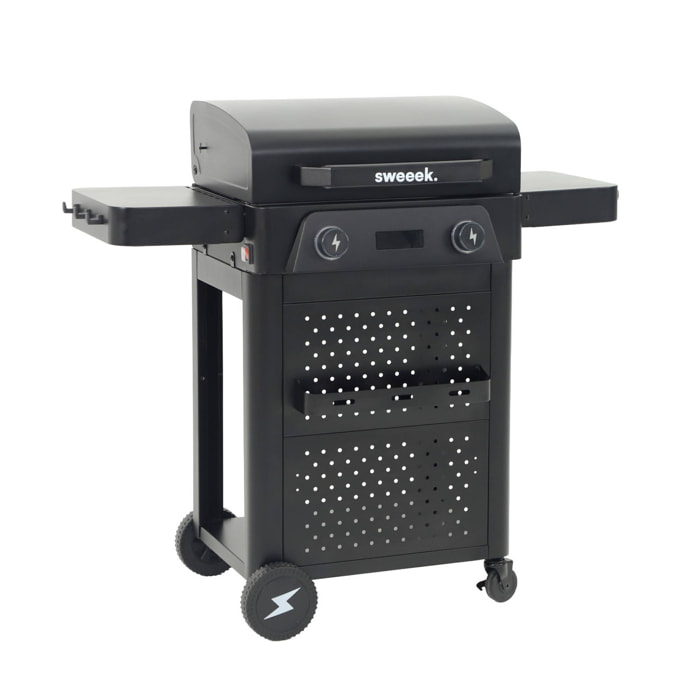 Barbecue électrique acier émaillé 2 brûleurs 2300 W VOLTIS
