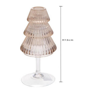 Portacandele albero - Pezzi 4 - 8xH16x8cm - Bianchi Dino SpA