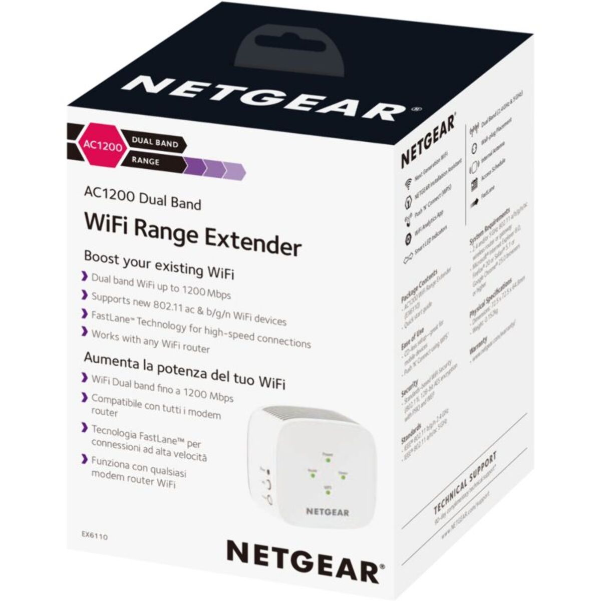 Répéteur Wifi NETGEAR EX6110 WIFI AC1200 Dual Band