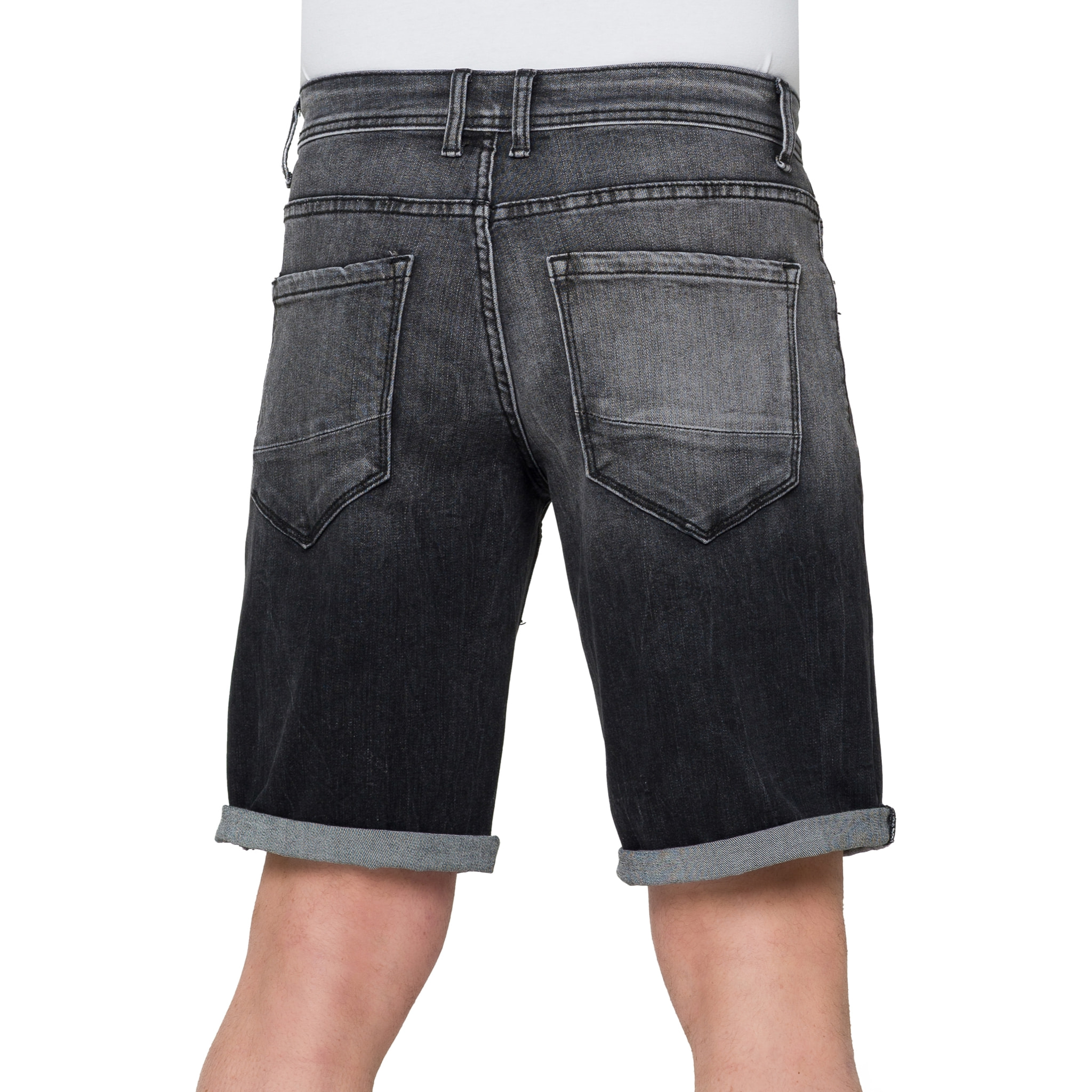 Bermudas vaqueras Hot Buttered Wairoa negro