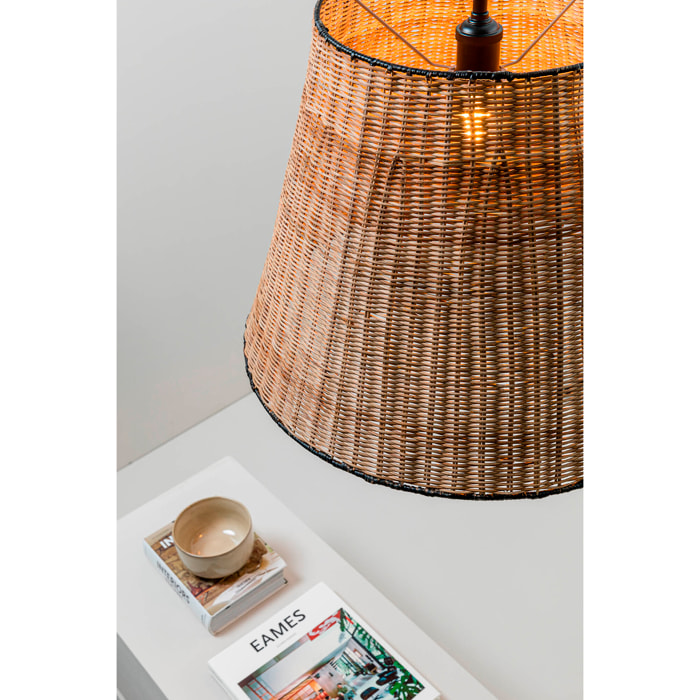 SUMBA Colgante negra/ratán