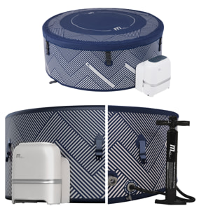 Spa gonflable connecté rond Ø 173cm NAVAL - 6 places