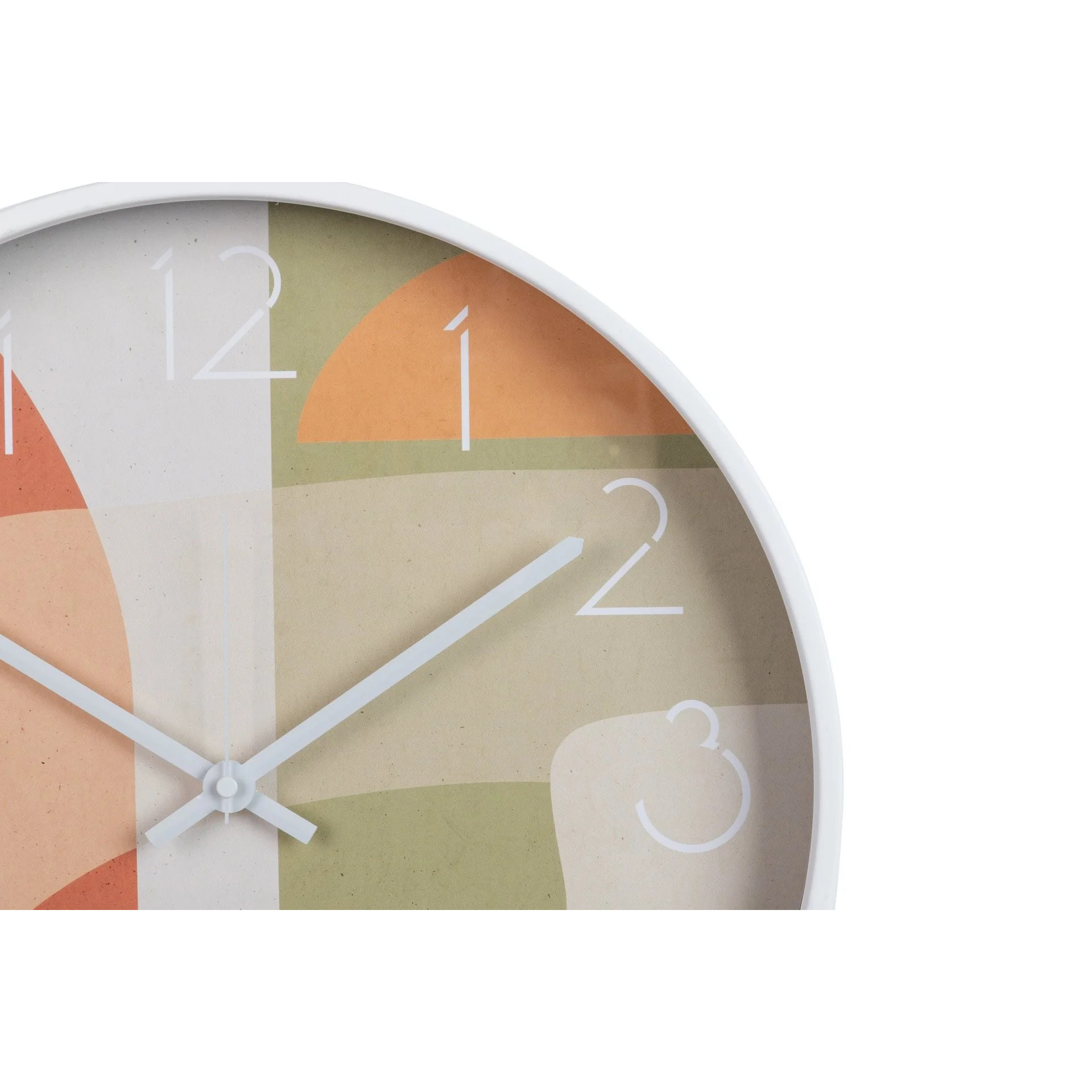 Reloj Pared Metal Blanco 40x4,5x40 Cm