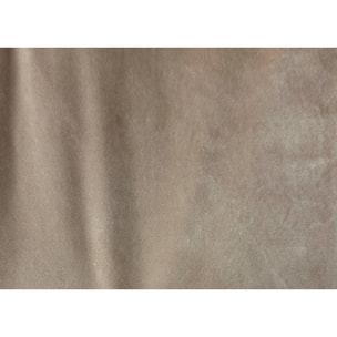 Copridivano 4 Posti Elasticizzato In Tinta Unita Effetto Velluto Modello Morbidissimo Colore Beige