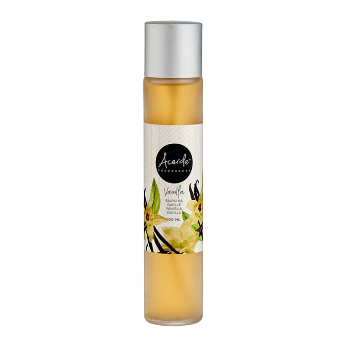 Confezione da 12 deodoranti spray da 100ml con profumo di vaniglia.