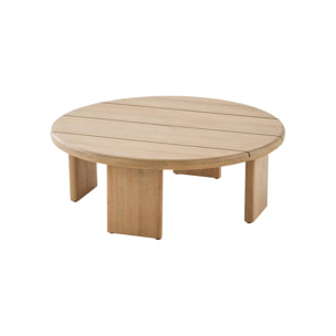 Table basse de jardin ronde bois d'acacia  KAITA
