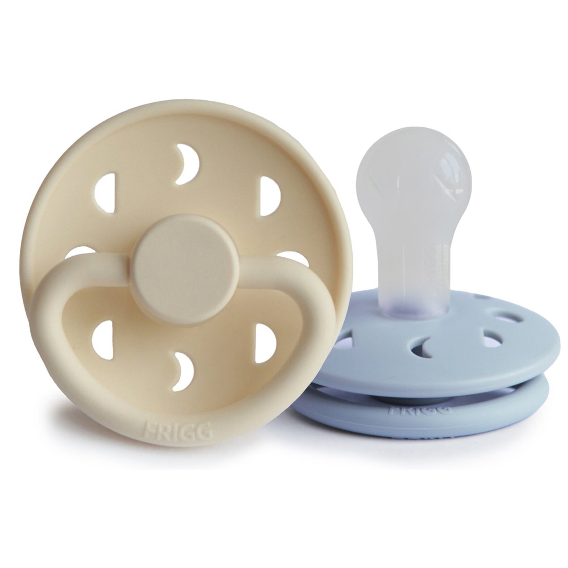 Frigg Pack 2 Chupetes Block Silicona Moon Phase