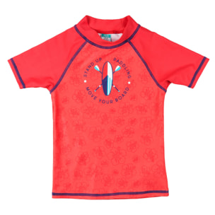 Camiseta de niño rojo