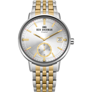 Reloj Ben Sherman WB071GSM Hombre Analogico Cuarzo con Correa de Acero inoxidable