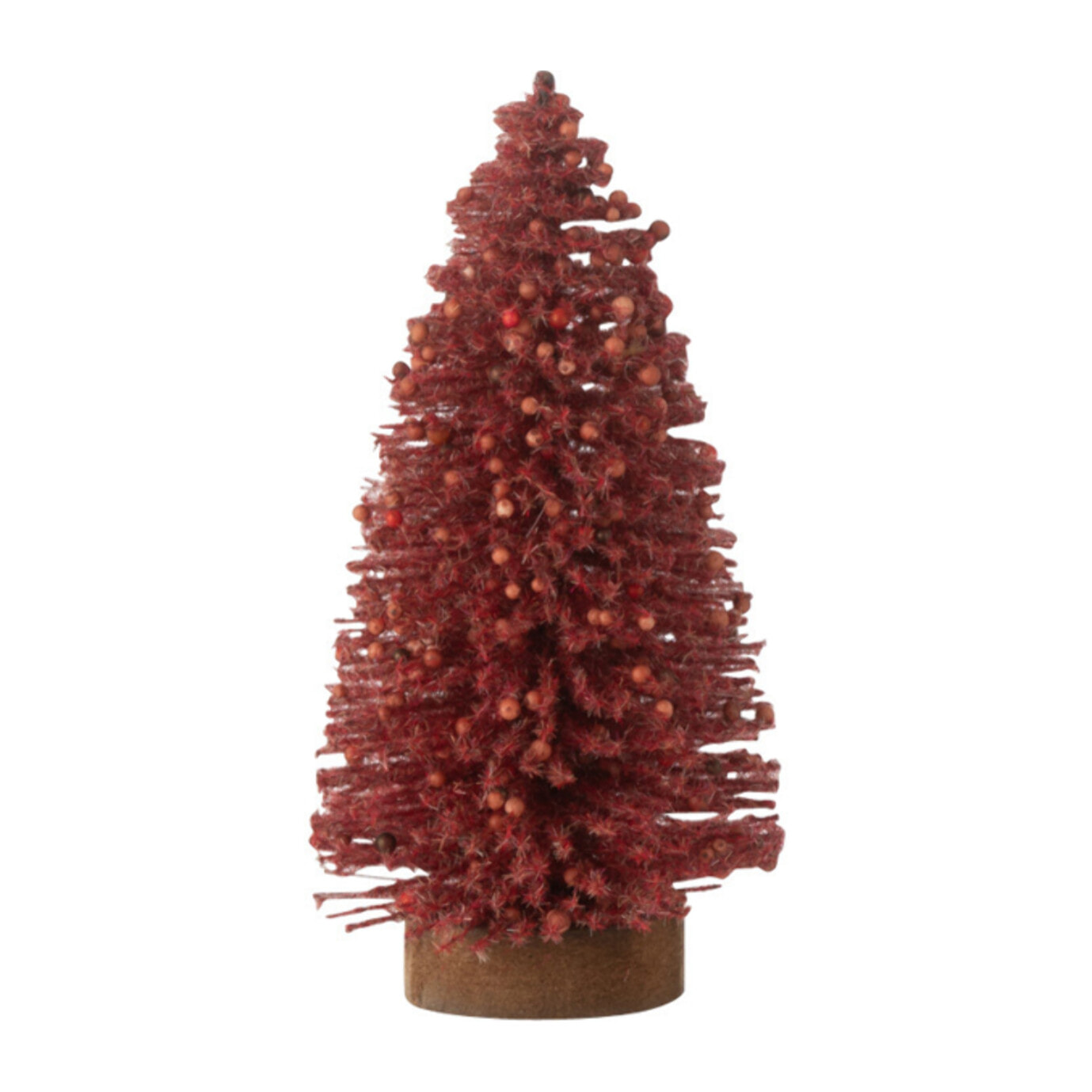 J-Line décoration Sapin De Noël Baies - plastique - rouge - small