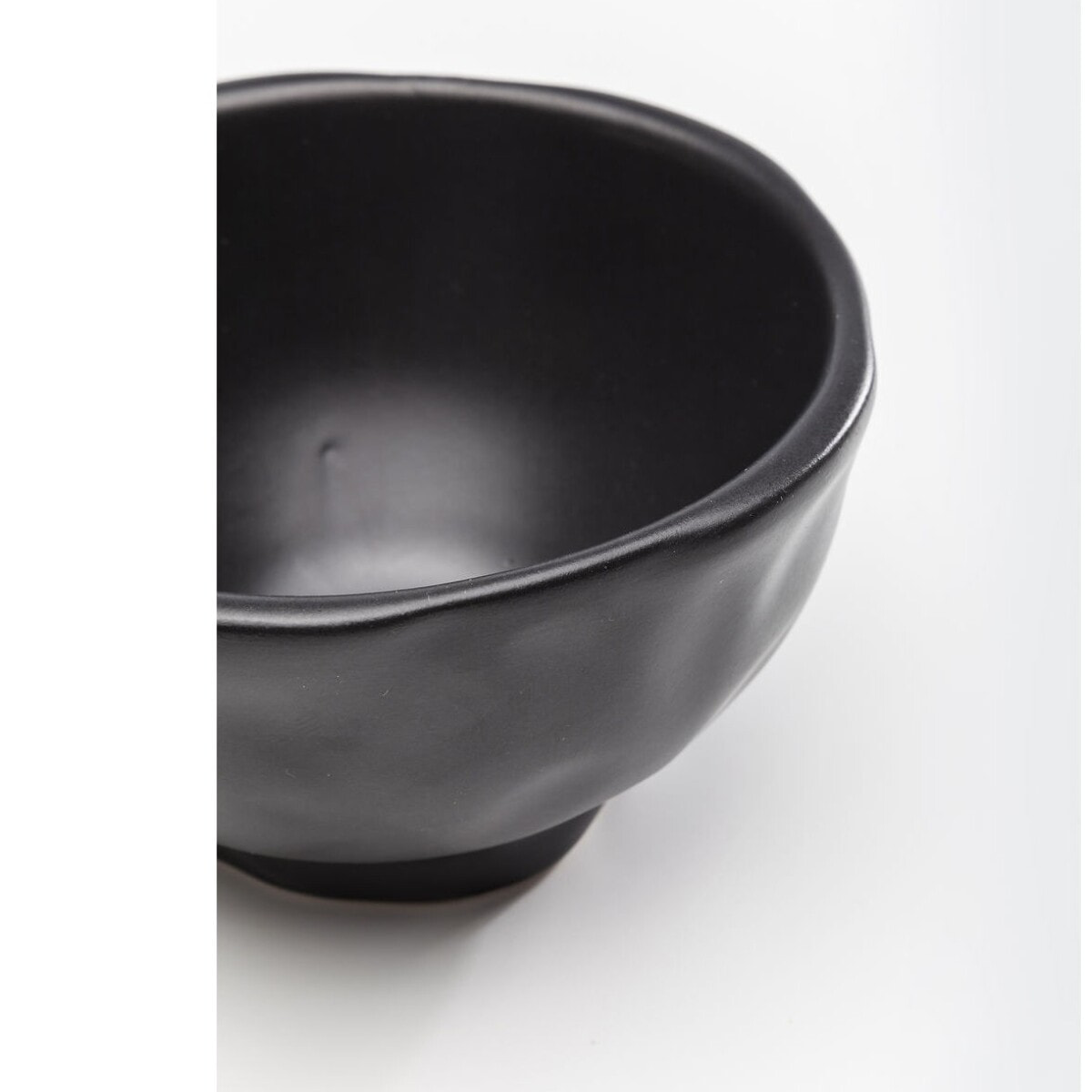 Bols Organic 15cm noirs set de 4 Kare Design