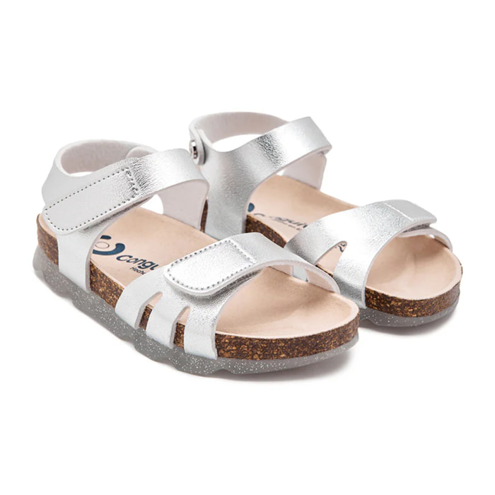 Sandalias BIO Tiras Plata