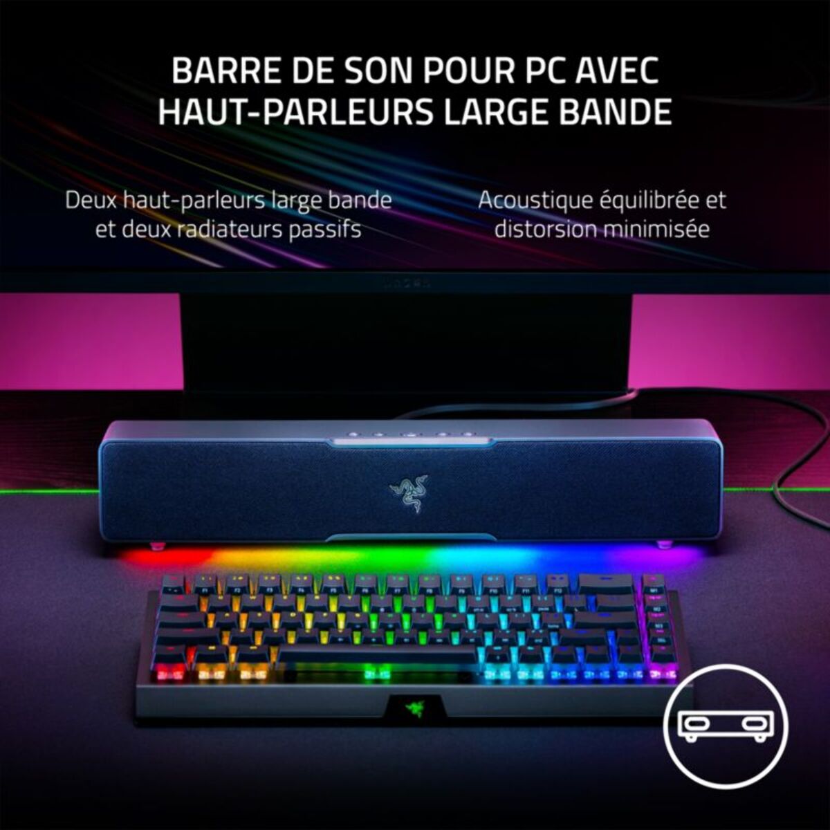 Enceinte PC RAZER LEVIATHAN V2 X