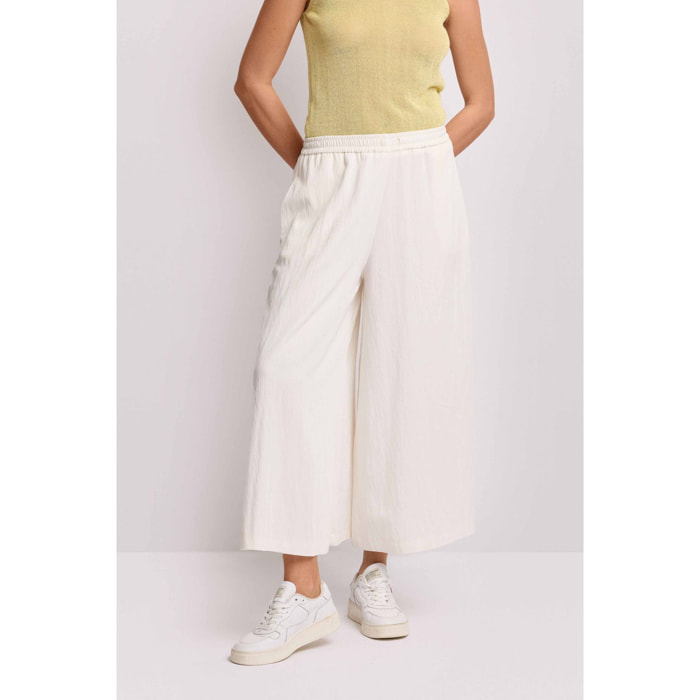 Kocca - Pantaloni ampi con vita elasticizzata Donna, Tinta unita