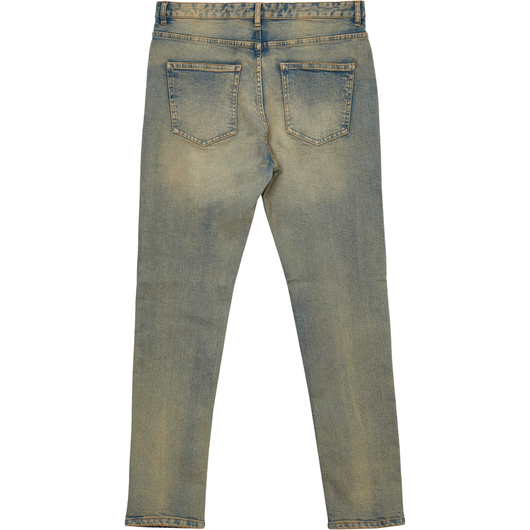 Jeans slim fit effetto acid wash