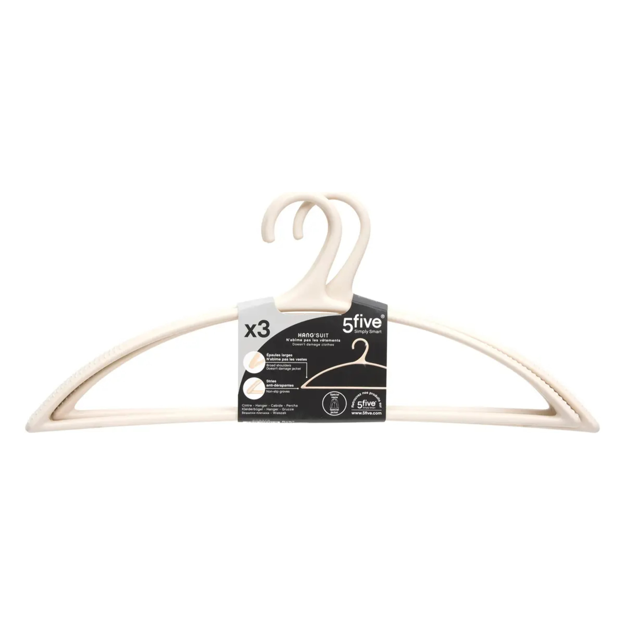 Lot de 3 cintres Hang' Suit
