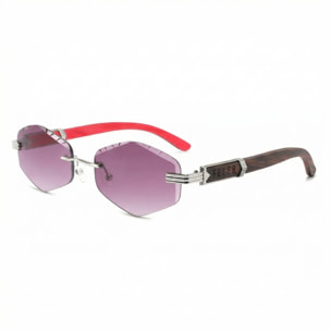 Gafas de Sol Feler 1819-11 Polarizadas de Madera Unisex 57 mm