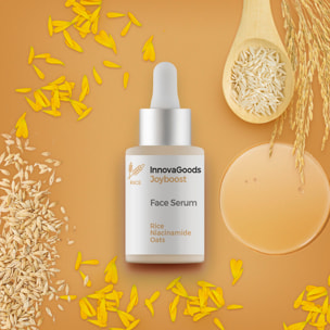 Set Massaggiatore Viso, Siero Viso Rice Joyboost 30 ml e Crema Viso Rice Joycare 50 ml InnovaGoods