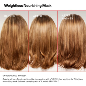 OLAPLEX Kit Bond Maintenance Shampoo N°4 Fine 250ml + Weightless Nourishing Mask 200ml