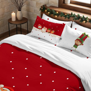 Housse de couette avec clics 100% coton Laponia 54