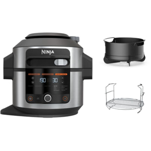 Multicuiseur NINJA Foodi OL550EU gris/noir 6 L, 11 modes de cuisson dont air fryer