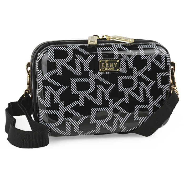 Neceser Viaje Rigido Dkny Dkny-1001 Deco Signature Cosmetic Case Negro-Blanco