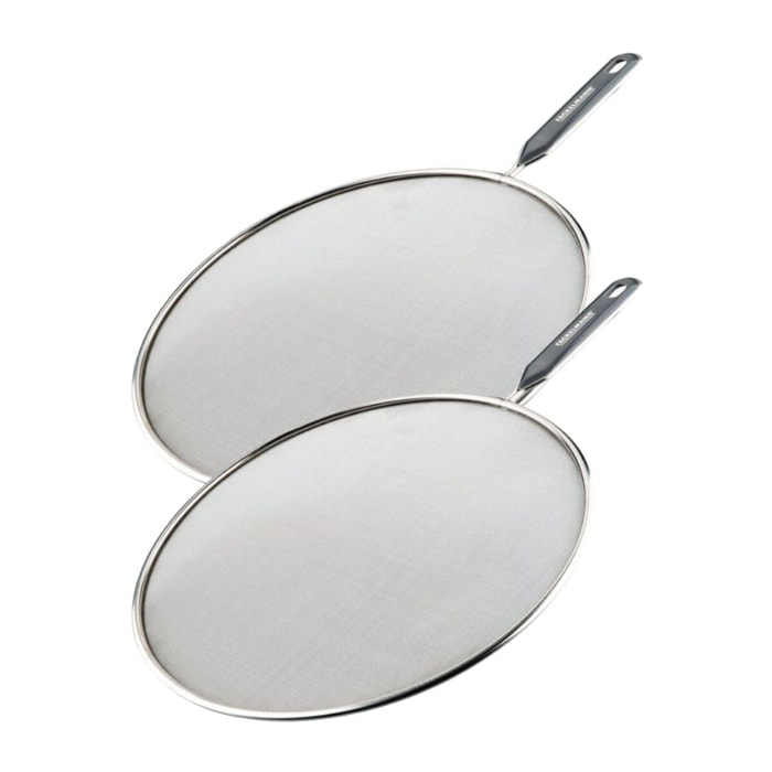 Ensemble de 2 Couvercles anti projection 28 cm Fackelmann Basic