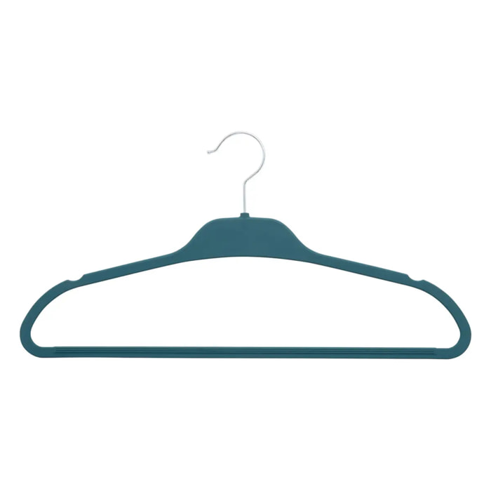 Lot de 5 cintres plastiques rubber