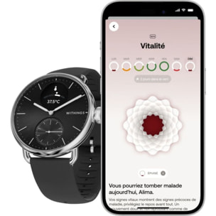 Montre santé WITHINGS Scanwatch 2 - 38mm Noire