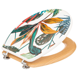 Abattant WC "Palawan" multicolore en bois