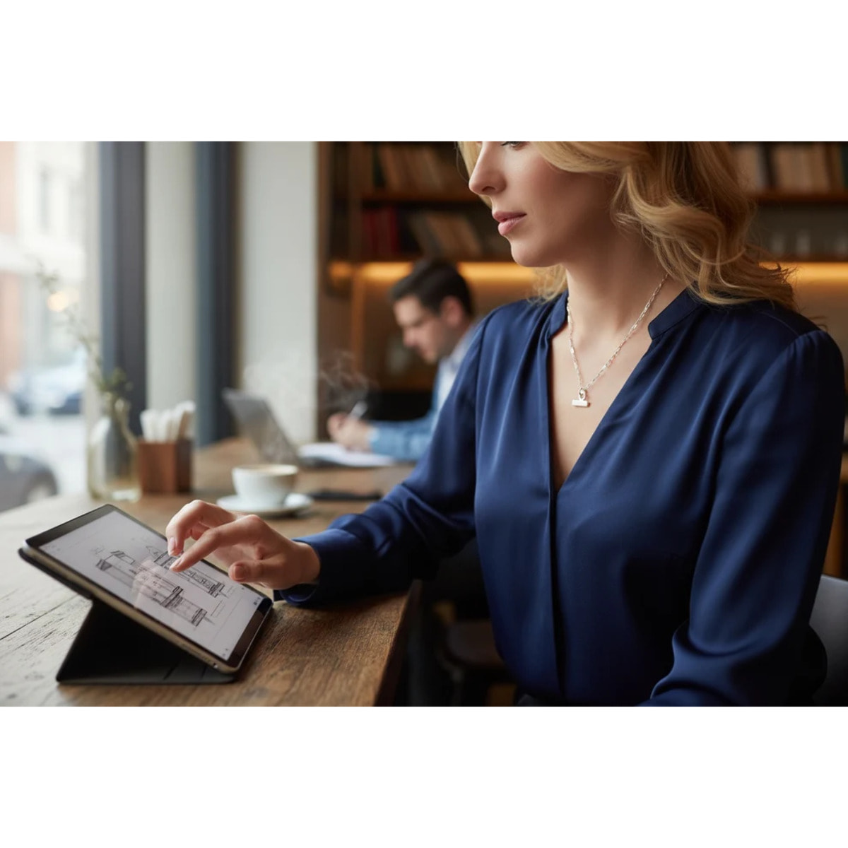 Collar Barra Petit cadena plata 10µ