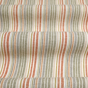 Torchon de cuisine en coton à rayures tissées - Rouge