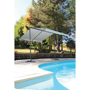 Marquise 2 pans à manivelle - Ecru