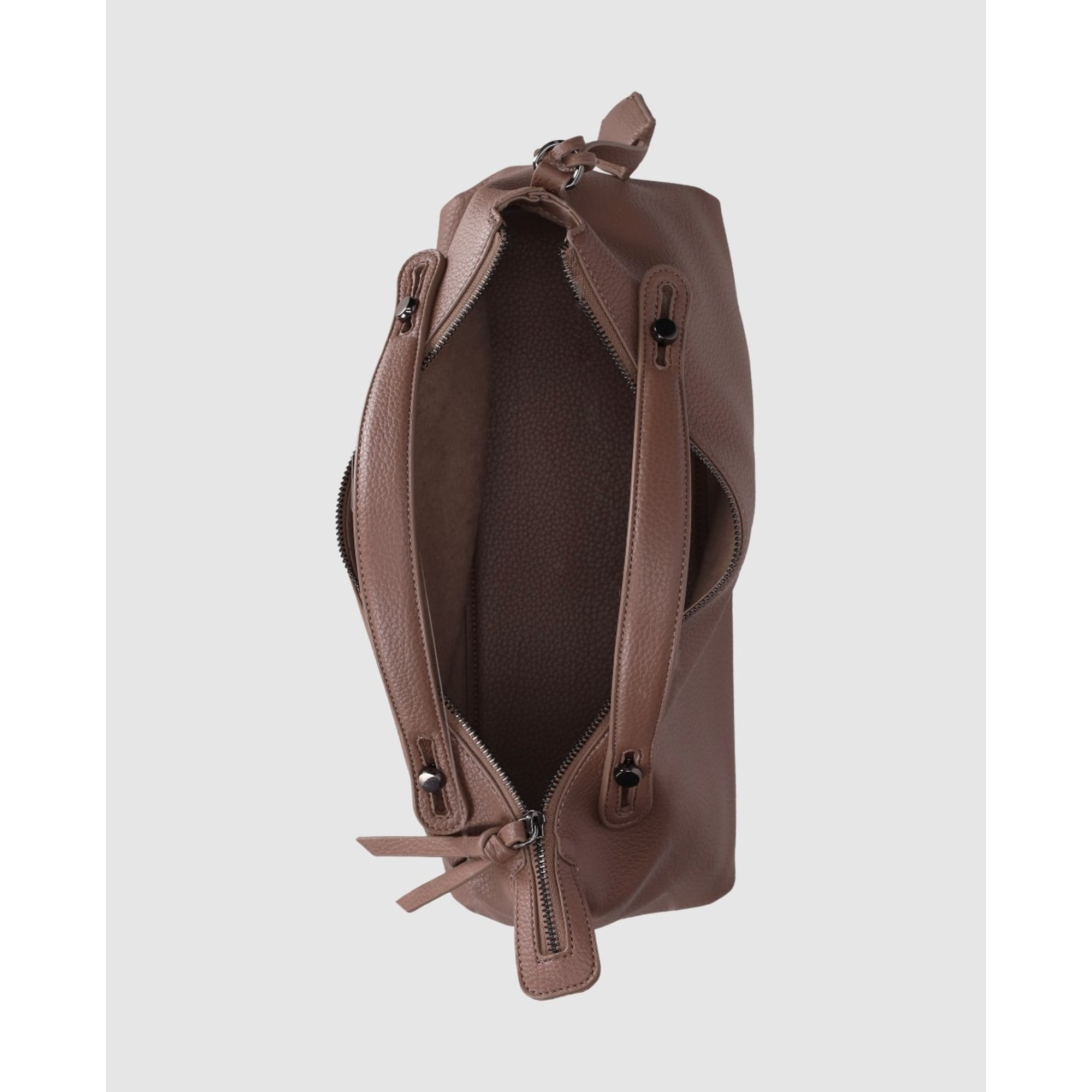 Bolso - Taupe - Medida: 36 cm x 23 cm x 12 cm