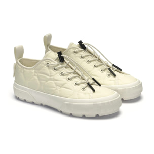 Sneakers Superga Donna Beige 2625 TANK QUILTED NYLON