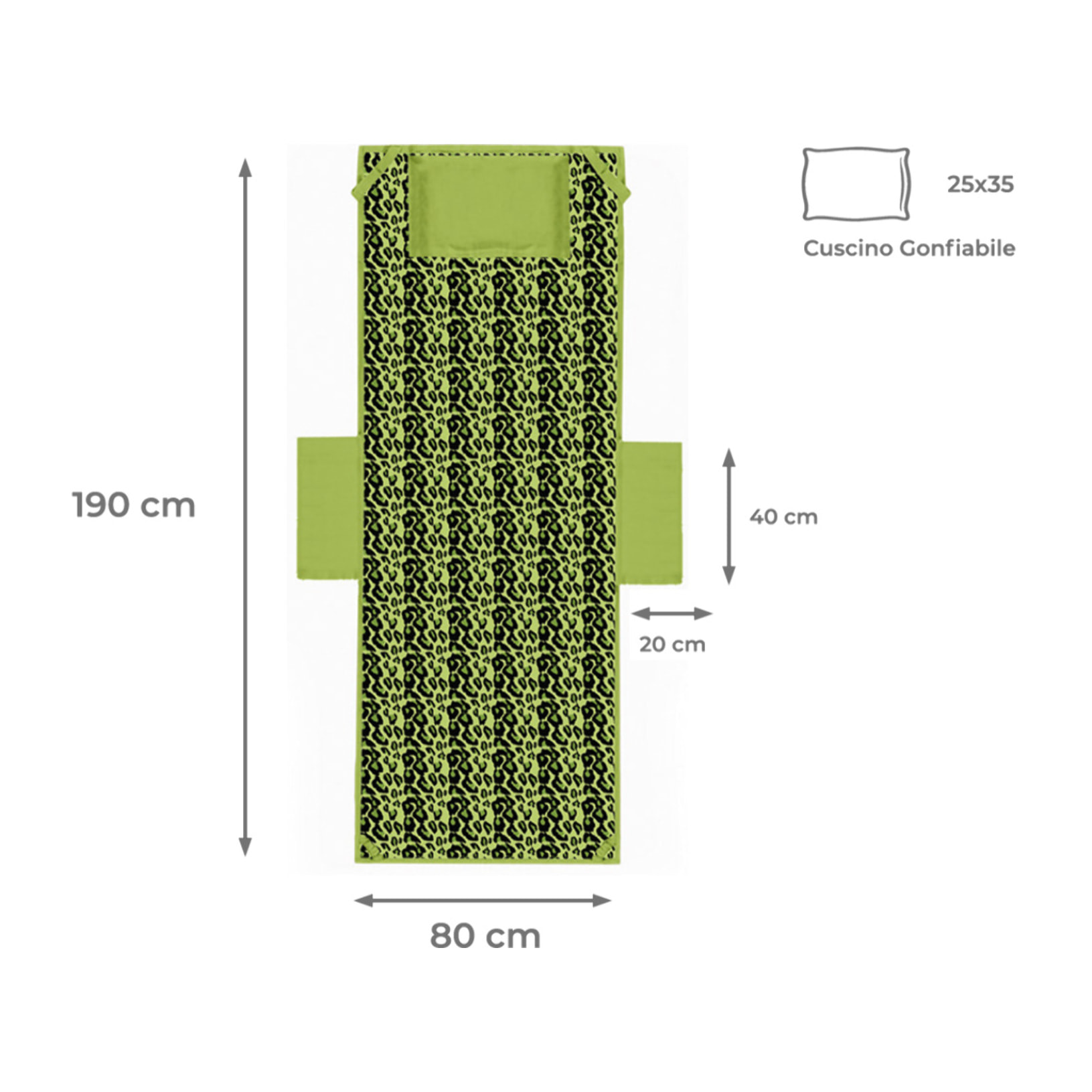 Telo Mare Lettino In Microfibra Disegno Fashion Summer