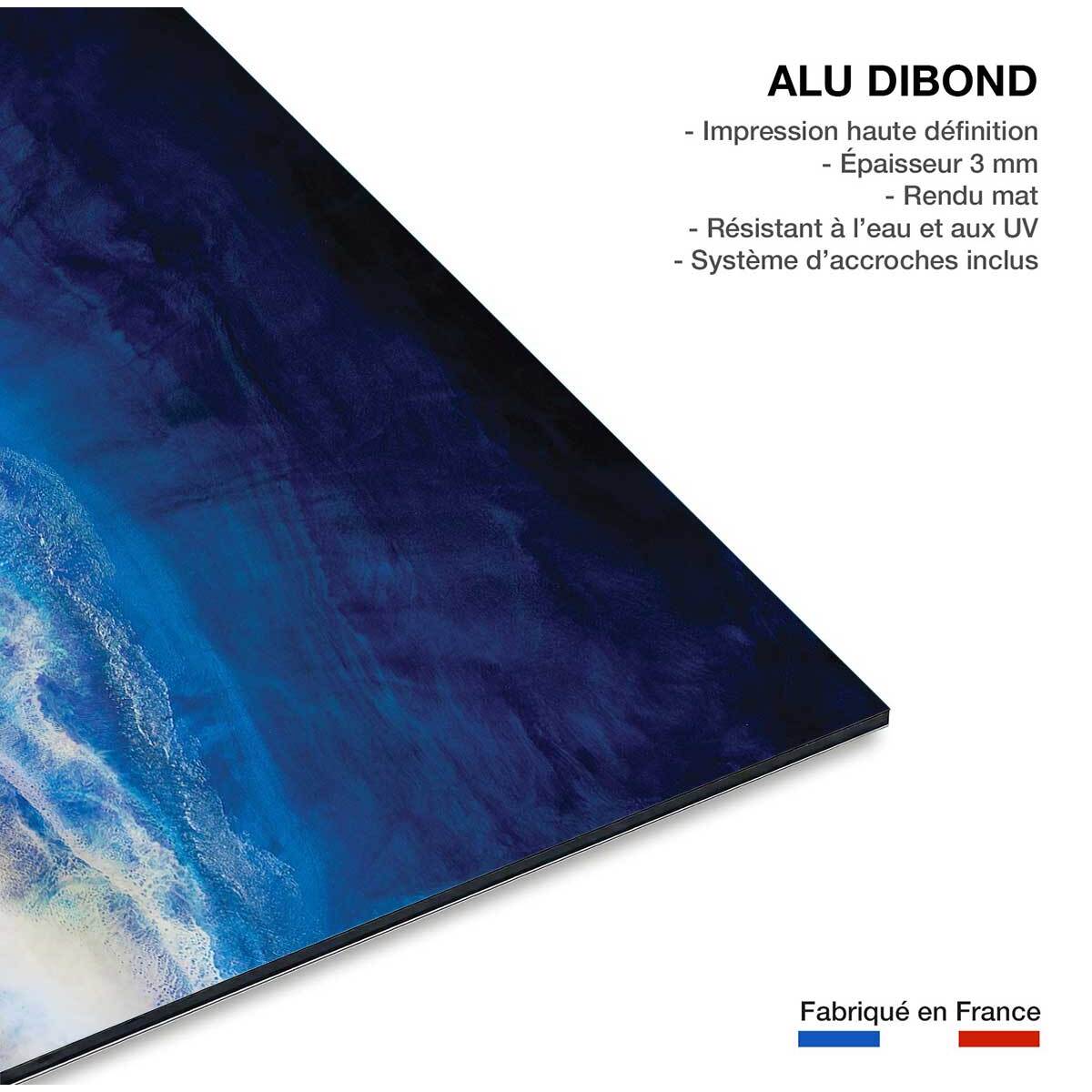 Tableau bleu glacier Tableau alu Dibond