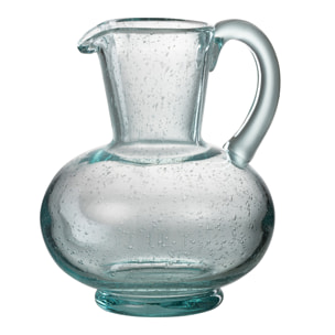 J-Line carafe Boule - verre - bleu clair