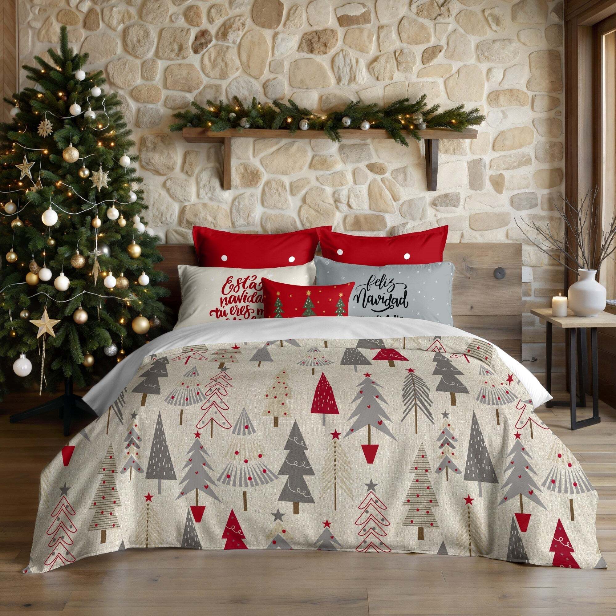 Housse de couette avec clics 100 algodon Laponia 6