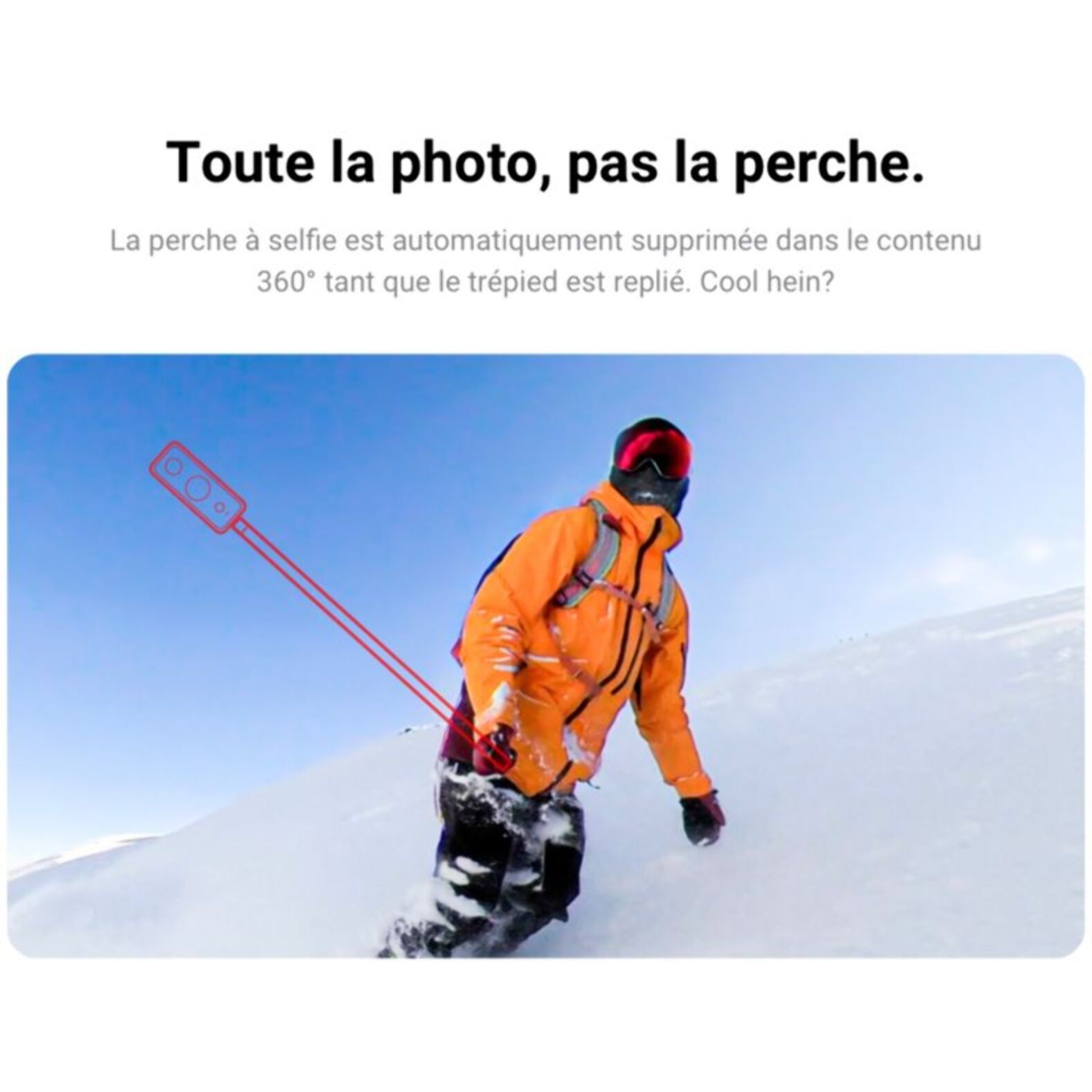 Perche INSTA360 Invisible Selfie Stick + Tripod