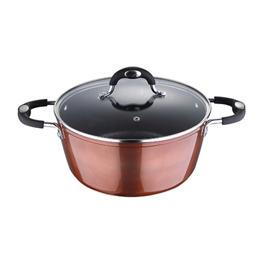 SET 5PC BATERIA DE COCINA ALUMINIO FORJADO IND PANDORA BG