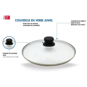 Couvercle de cuisson en verre 16 cm Elo